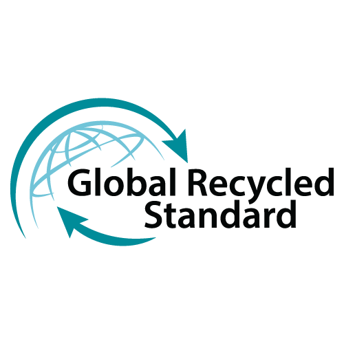 Global Recycled Standard (GRS) certification logo for sustainable and recycled textile products